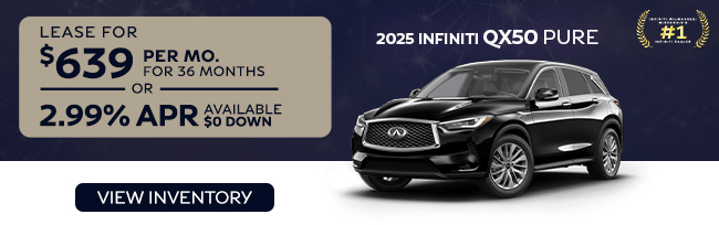 special offer on 2025 INFINITI QX50