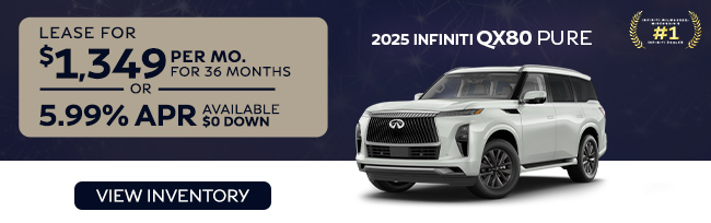 special offer on 2025 INFINITI QX80