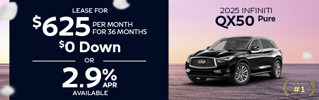 special offer on 2025 INFINITI QX50