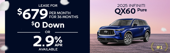 special offer on 2025 INFINITI QX60