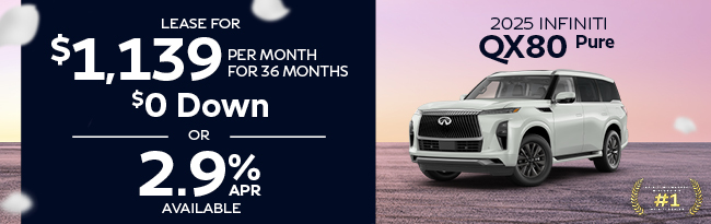 special offer on 2025 INFINITI QX80