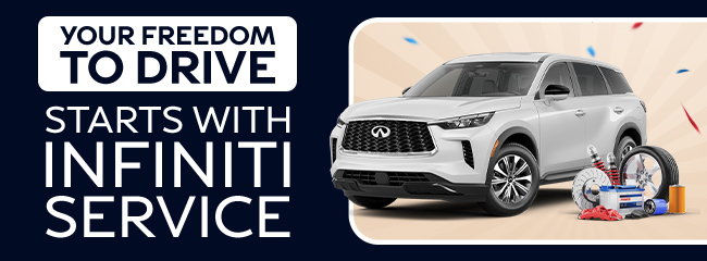 Your Freedom to drive - Starts with Infiniti Service