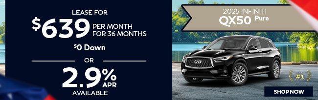 special offer on 2025 INFINITI QX50