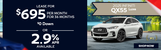 special offer on 2025 INFINITI QX55