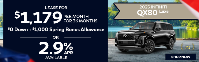 special offer on 2025 INFINITI QX80