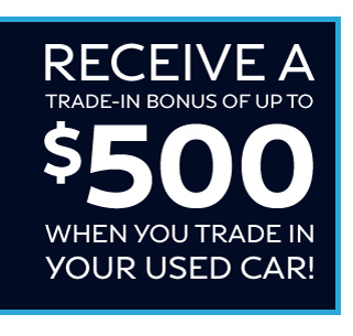 $500 trade-in bonus offer