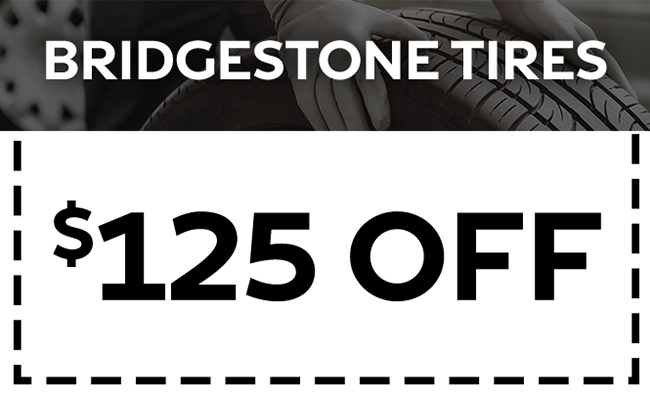 discount on Bridgestone tires