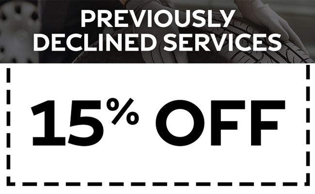 discount on previously declined services