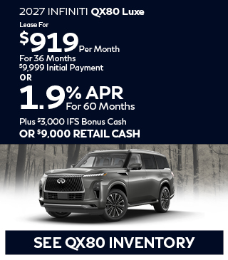 2027 INFINITI QX80 Luxe Offer