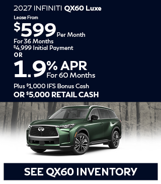 2027 INFINITI QX60 Luxe offer