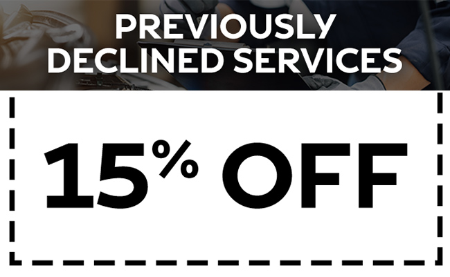 Previously Declined Services Offer