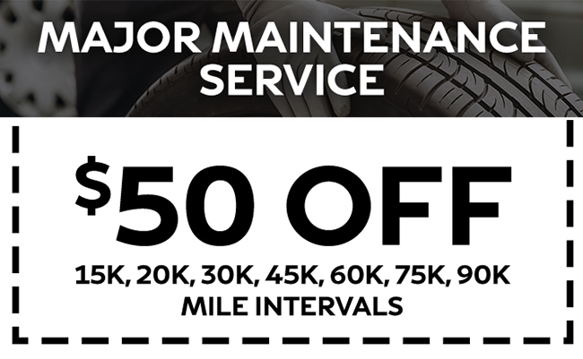 Major Maintenance Service offer