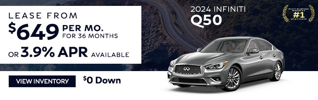 special offer on 2024 INFINITI Q50