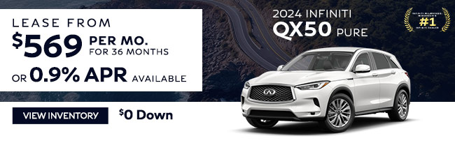 special offer on 2024 INFINITI QX50