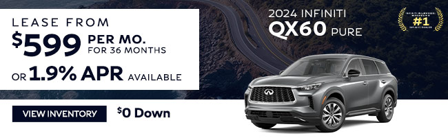 special offer on 2024 INFINITI QX60