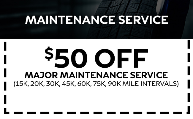 50 usd off major maintenance