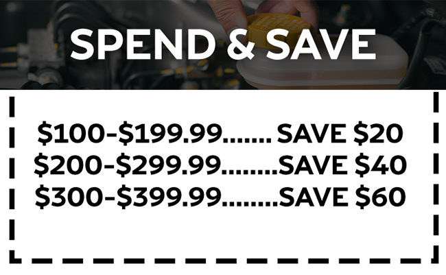 Tiered Savings, spend more save more