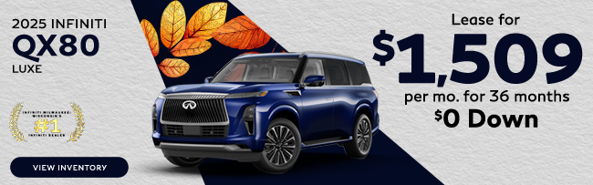 special offer on 2025 INFINITI QX80