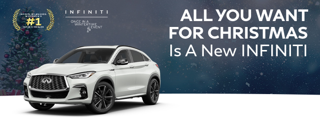 all you want for Christmas is a new INFINITI