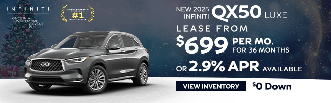 special offer on 2025 INFINITI QX50