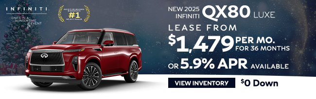 special offer on 2025 INFINITI QX80