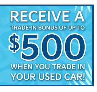 $500 trade-in bonus offer