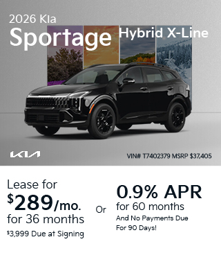 2026 Kia Sportage Hybrid X-Line offer