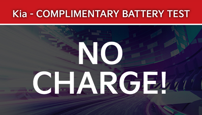 KIA complimentary battery test