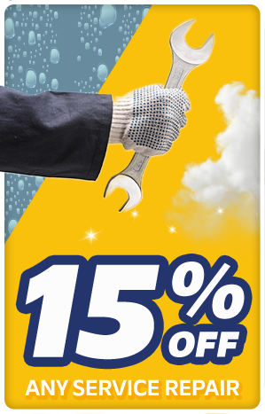 15 precent off any service repair