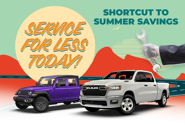 Service for less today, shortcut to savings