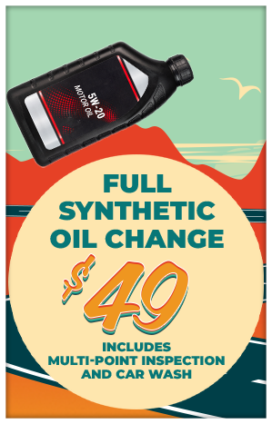 Full synthetic oil change