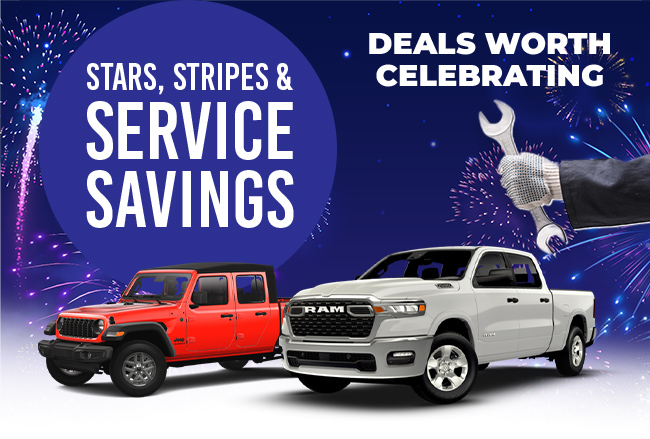 Stars Strips and Service savings - Deals worth Celebrating