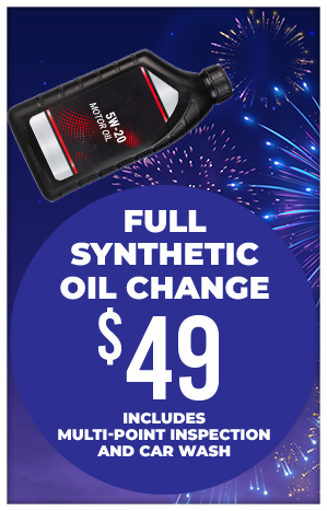 Full synthetic oil change