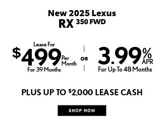 New 2024 Lexus RX 350