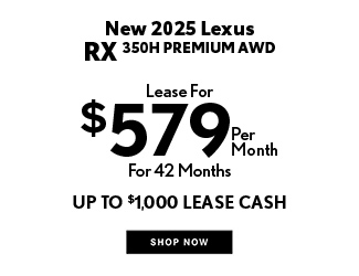 New 2025 Lexus RX