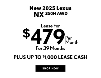 New 2025 Lexus RX