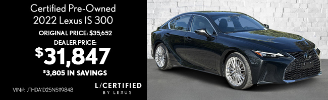 preowned Lexus IS 300