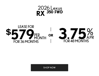 2026 Lexus RX 350 FWD offer