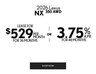 2026 Lexus NX 350 AWD offer