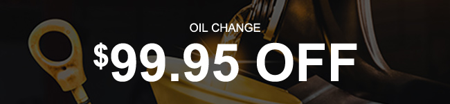 Oil change $99.95 off offer