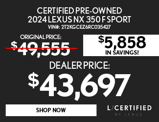 Certified Pre-Owned 2024 Lexus NX 350 F Sport