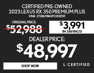 Certified Pre-Owned 2023 Lexus RX 350 Premium Plus