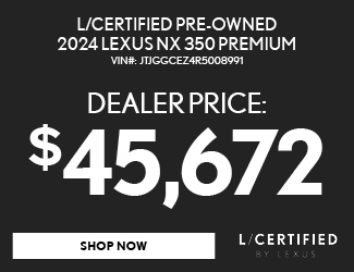 L/Certified Pre-Owned 2024 LEXUS NX 350 PREMIUM