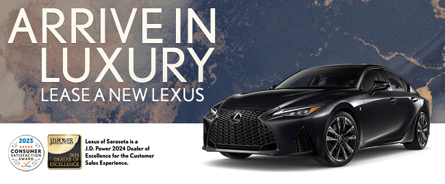 arrive in luxury lease a new Lexus