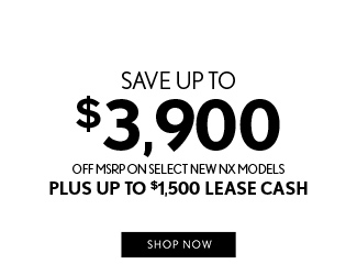 New Lexus NX offer