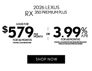 2026 Lexus RX 350 Premium Plus offer