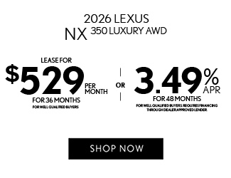2026 Lexus NX 350 Luxury AWD offer