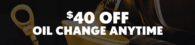 Lube oil and filter change discount offer