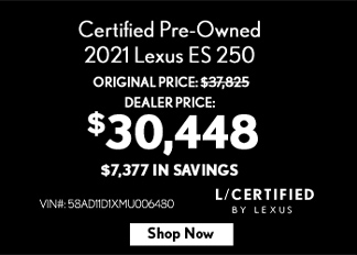 certified pre-owned special Lexus