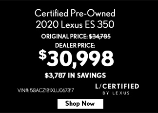 certified pre-owned special Lexus